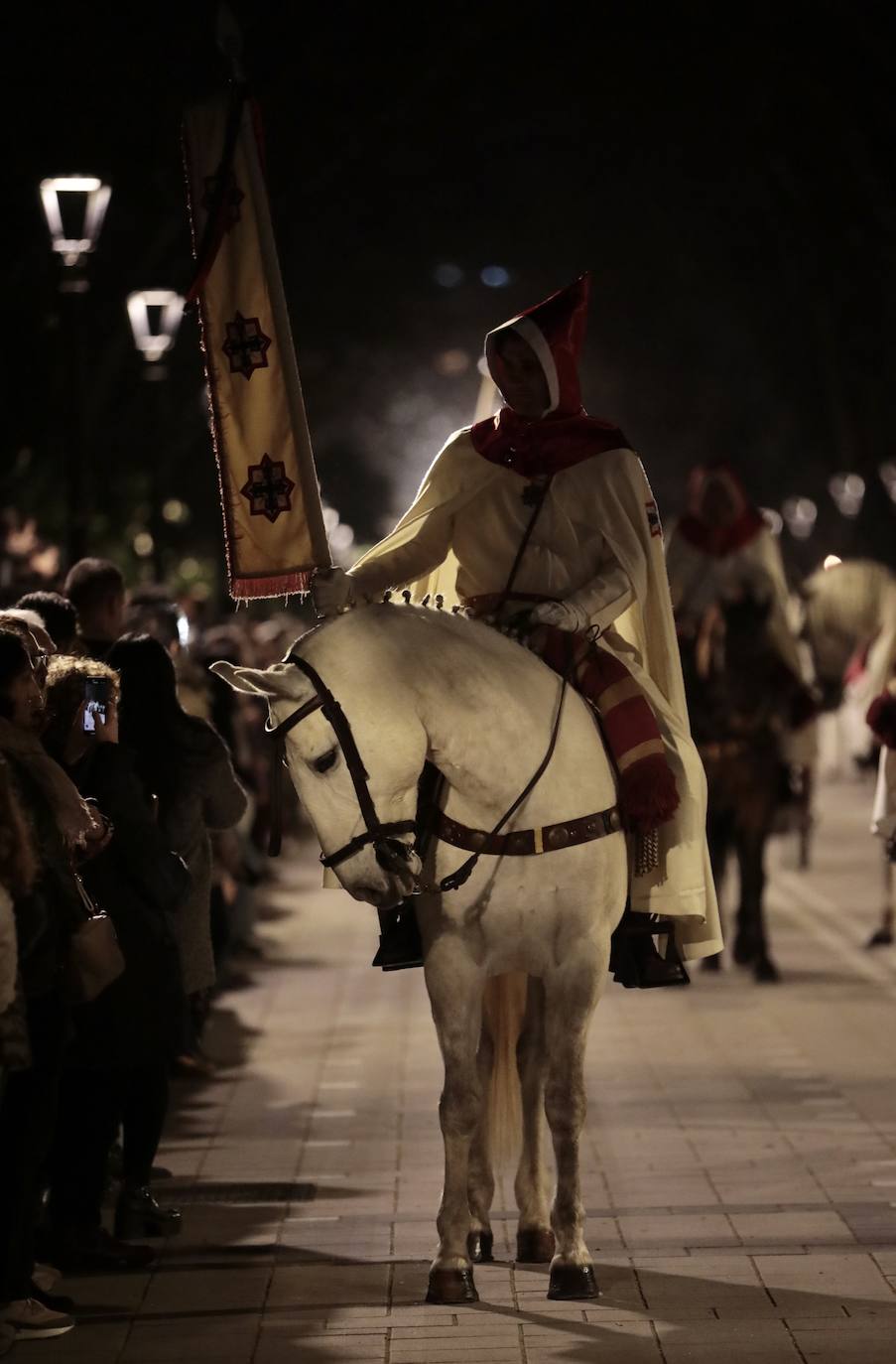 Procesión del Santísimo Cristo de los Trabajos en la Semana Santa de Valladolid 2024