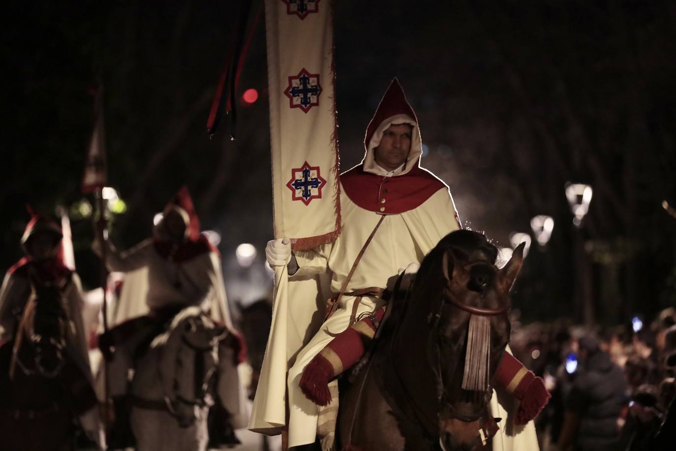 Procesión del Santísimo Cristo de los Trabajos en la Semana Santa de Valladolid 2024