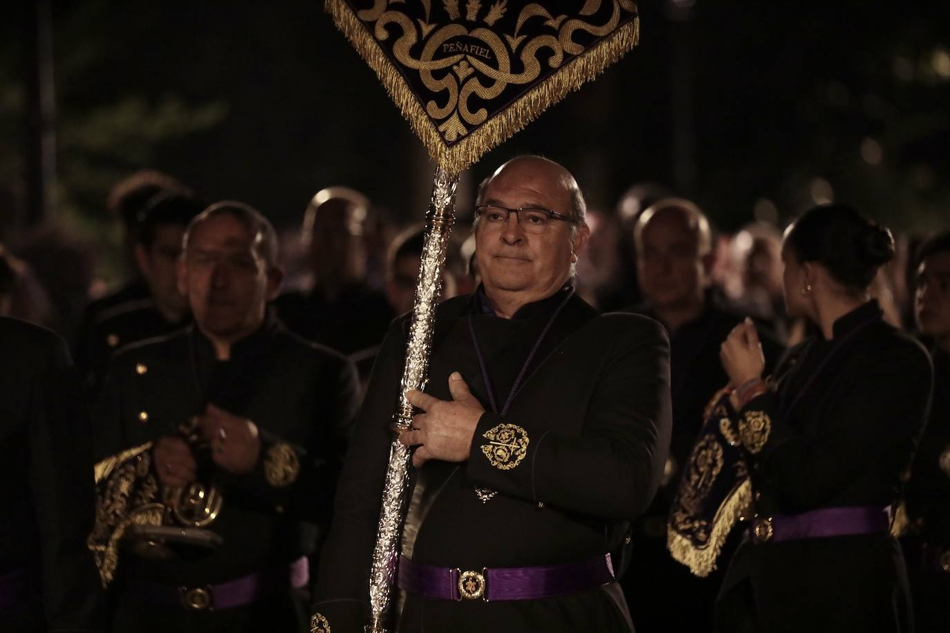 Procesión del Santísimo Cristo de los Trabajos en la Semana Santa de Valladolid 2024