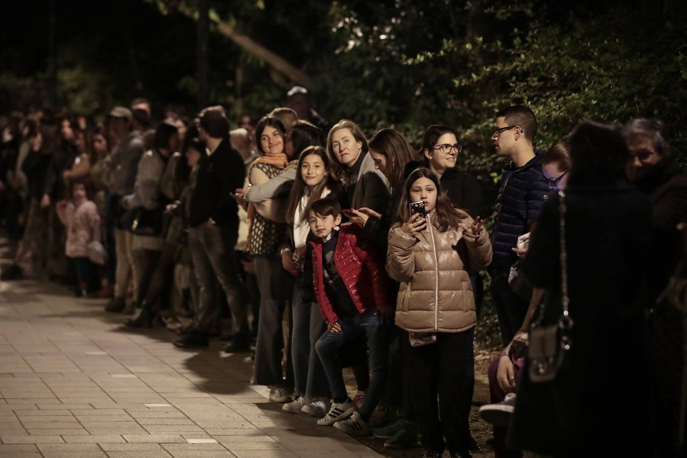 Procesión del Santísimo Cristo de los Trabajos en la Semana Santa de Valladolid 2024