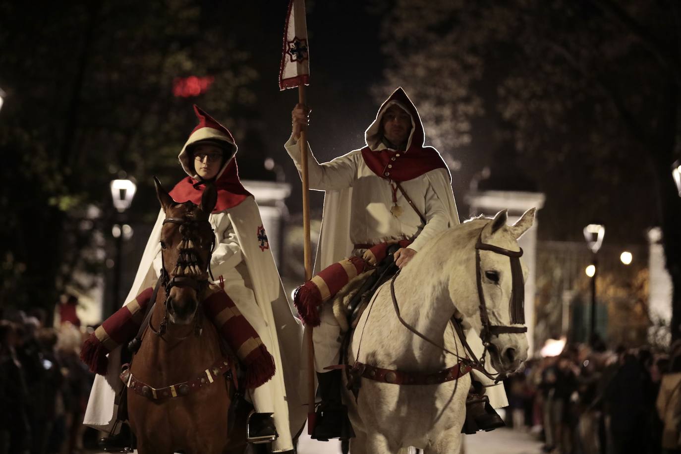 Procesión del Santísimo Cristo de los Trabajos en la Semana Santa de Valladolid 2024