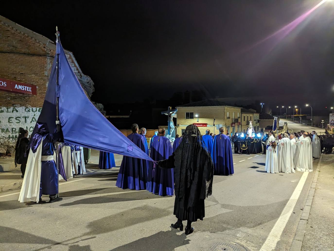 Las imágenes de la procesión del Rosario de Dolor en Torrelobatón