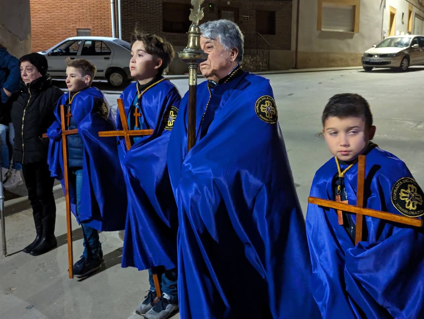 Las imágenes de la procesión del Rosario de Dolor en Torrelobatón