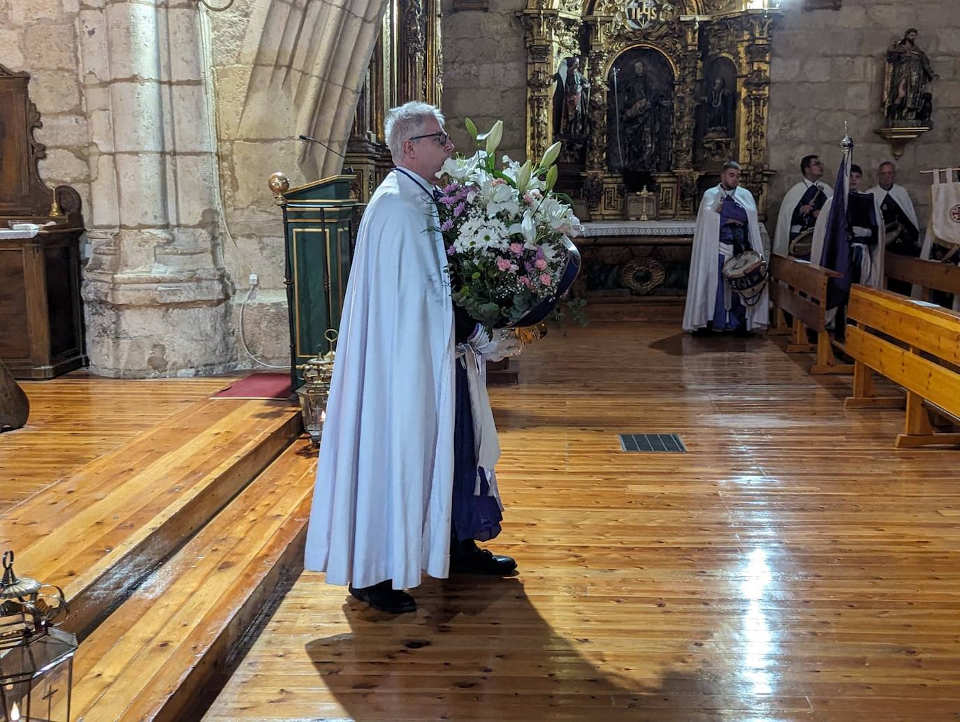 Las imágenes de la procesión del Rosario de Dolor en Torrelobatón