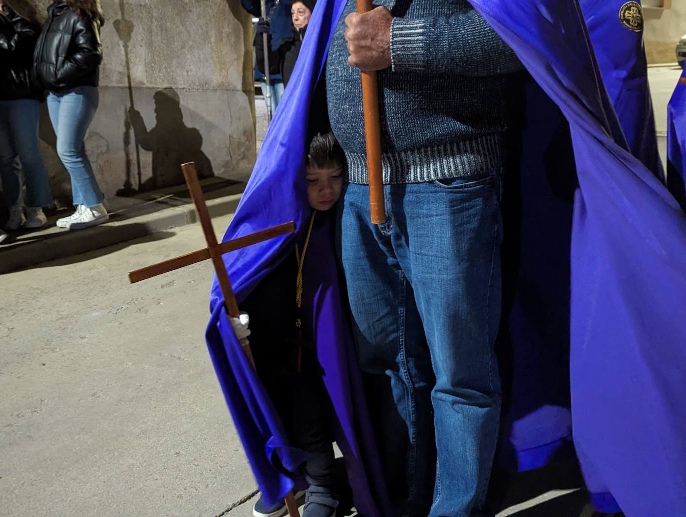 Las imágenes de la procesión del Rosario de Dolor en Torrelobatón