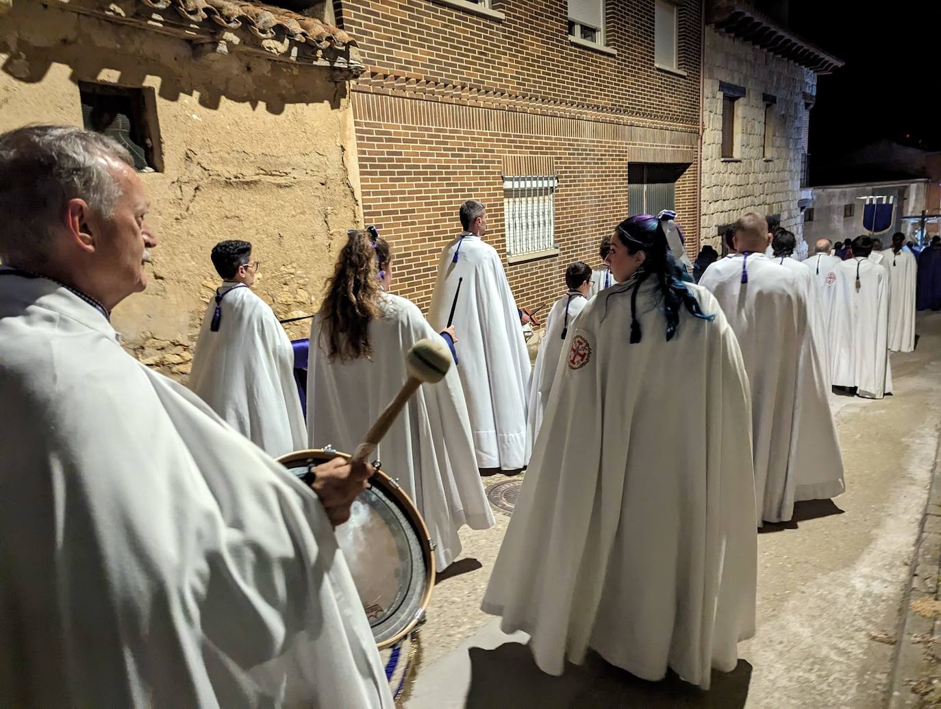 Las imágenes de la procesión del Rosario de Dolor en Torrelobatón