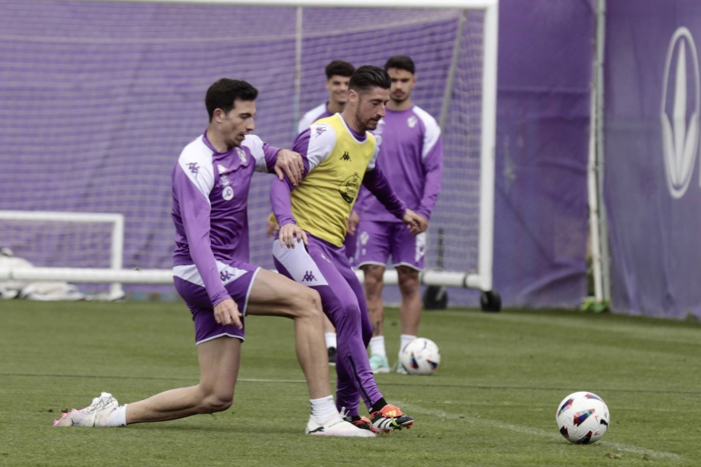 Las imágenes del entrenamiento a puerta abierta del Real Valladolid