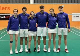 El equipo de la Universidad de valladolid después del torneo.