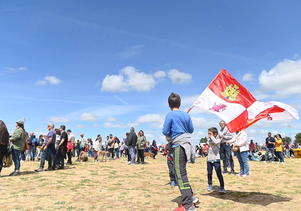 Celebración de la fiesta de la comunidad en Villalar el pasado 23 de abril.