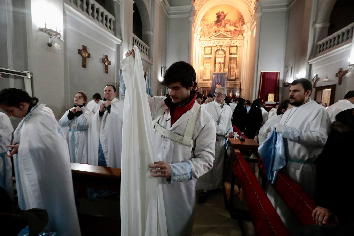 La lluvia suspende la procesión de la Peregrinación de la Promesa