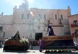 Procesión del Encuentro de Medina del Campo el Viernes Santo del pasado año.