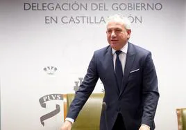 El delegado del Gobierno en Castilla y León, Nicanor Sen, este miércoles.