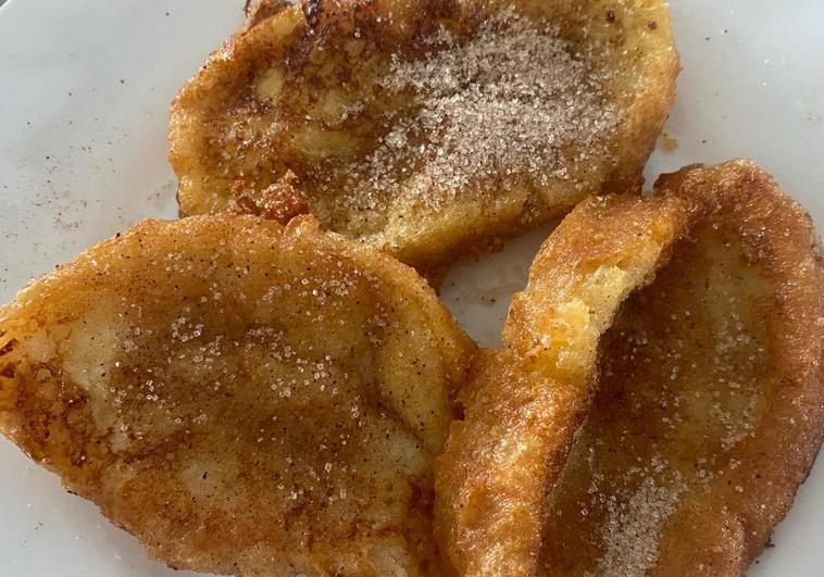 Las torrijas ya listas para degustar.