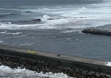 Rescate, en la localidad asturiana de San Esteban.