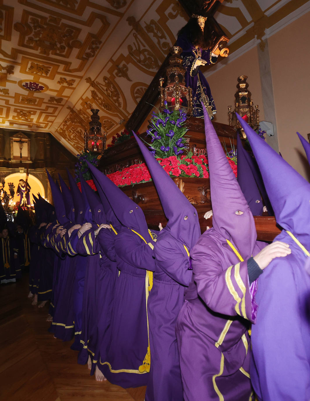 Acto del Silencio en la capilla de los Nazarenos