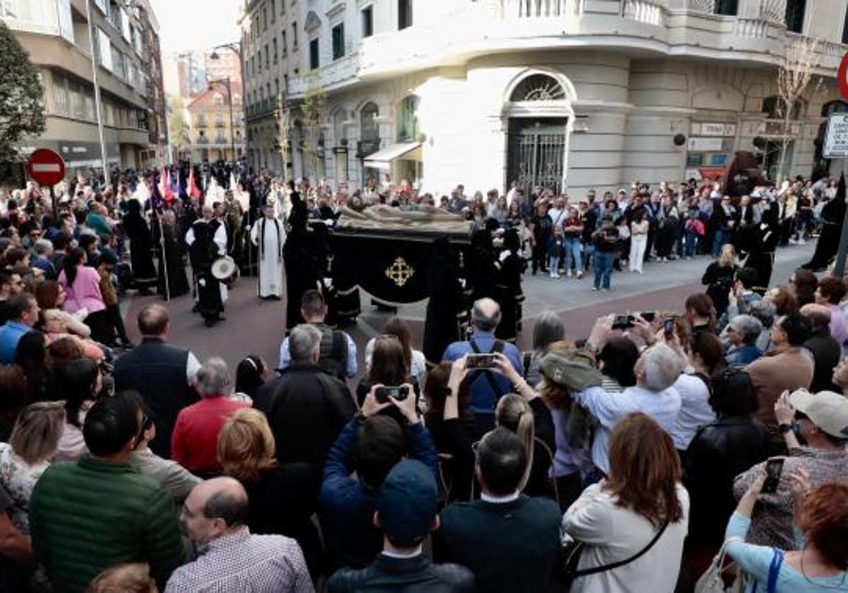 Procesión del Santo Entierro de Cristo el año pasado.