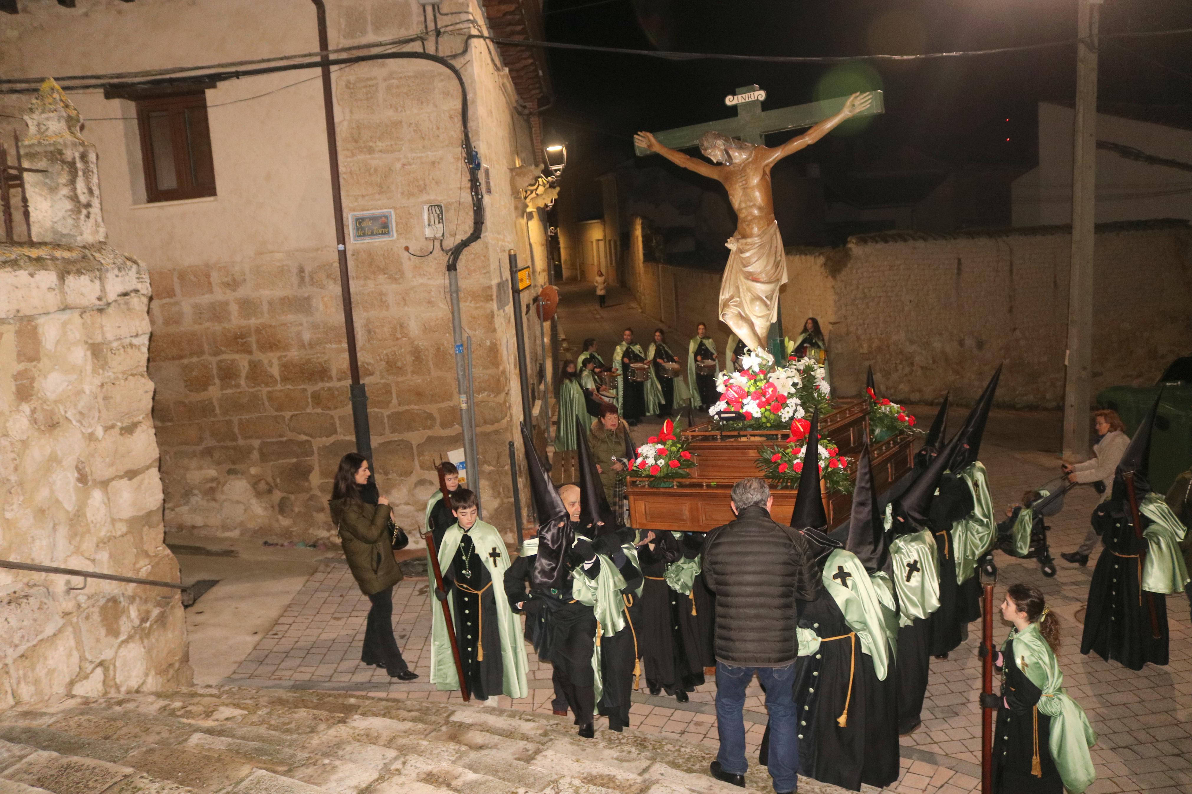 Procesión del Silencio y la Luz en Baltanás