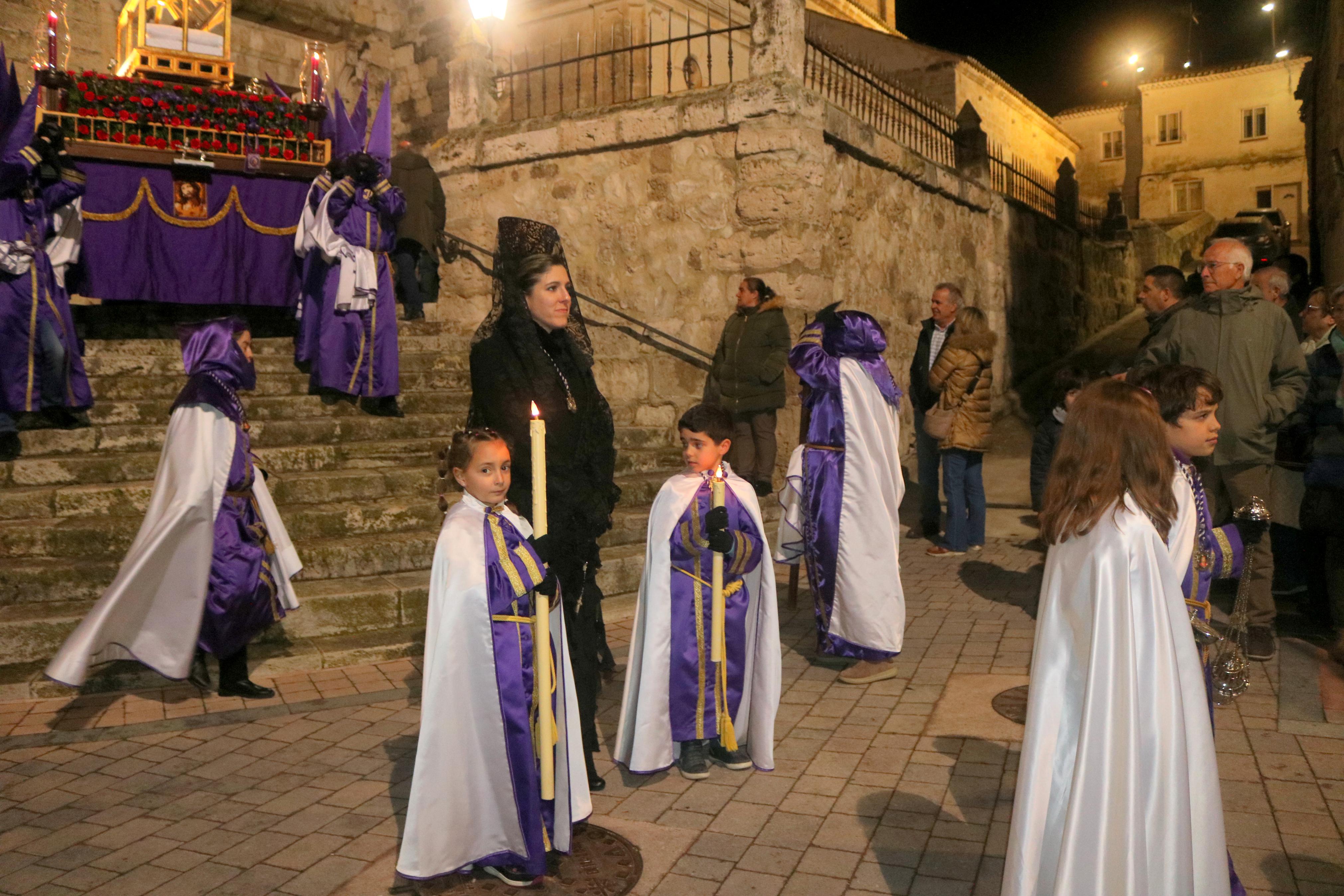 Procesión del Silencio y la Luz en Baltanás