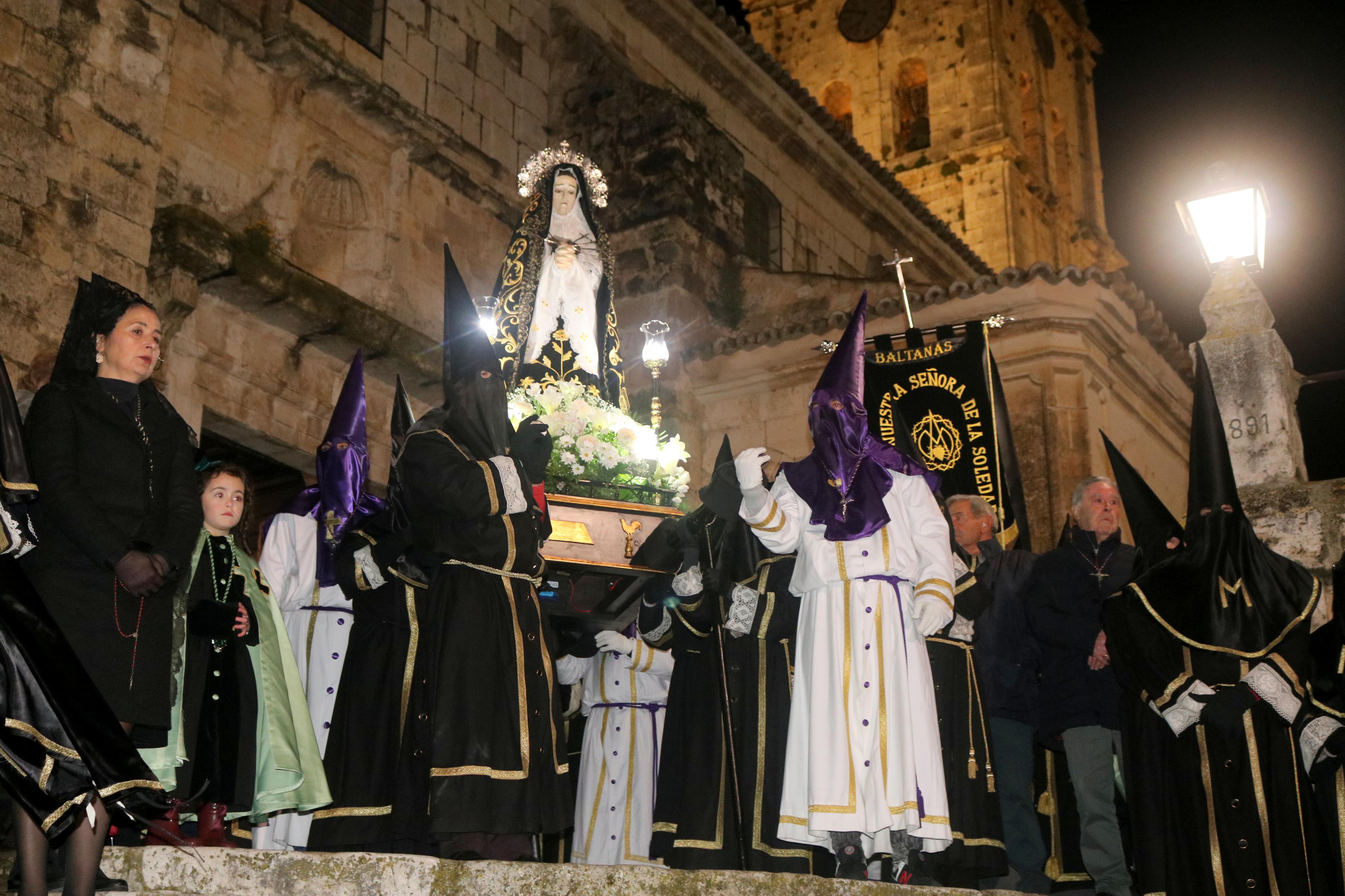 Procesión del Silencio y la Luz en Baltanás