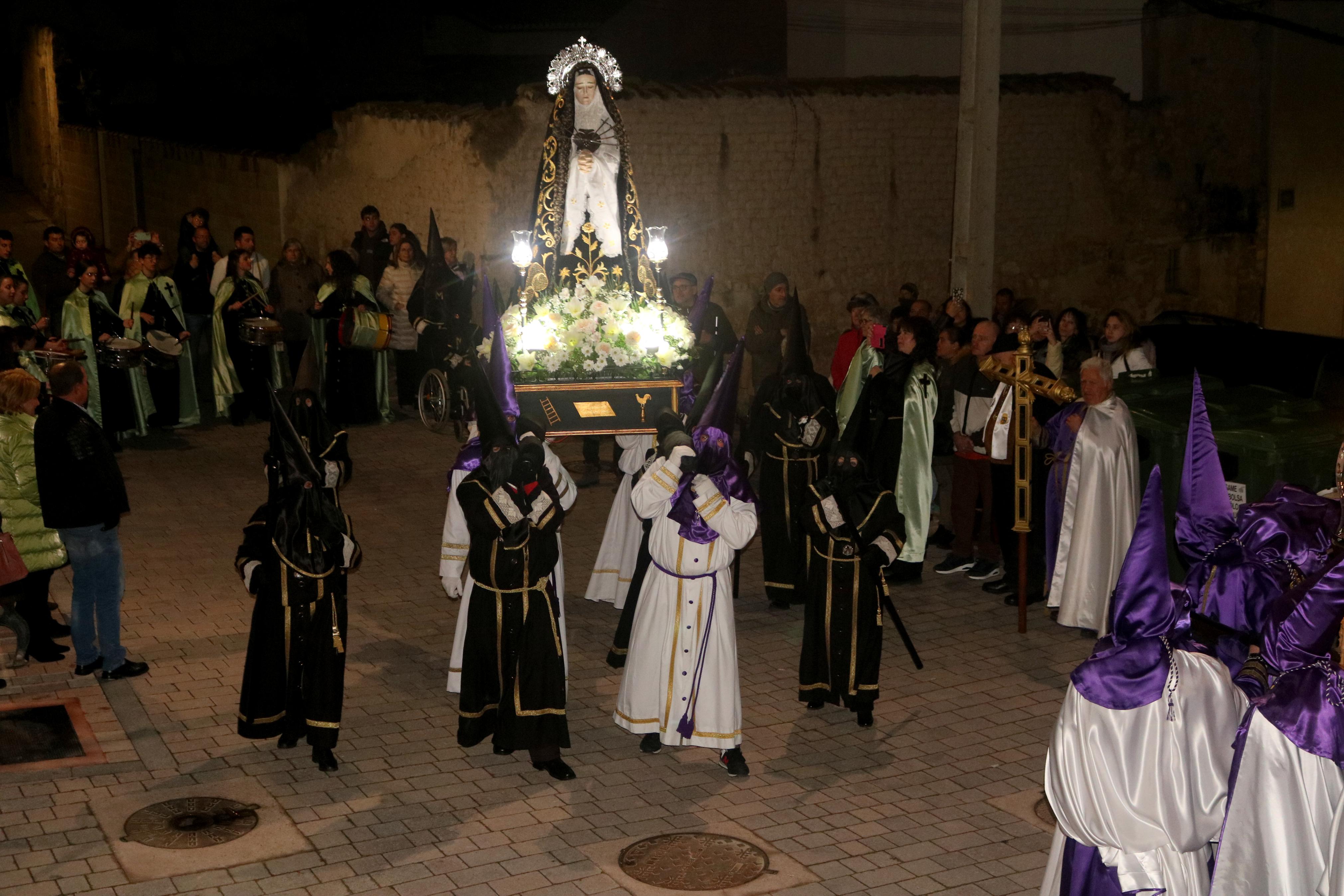 Procesión del Silencio y la Luz en Baltanás