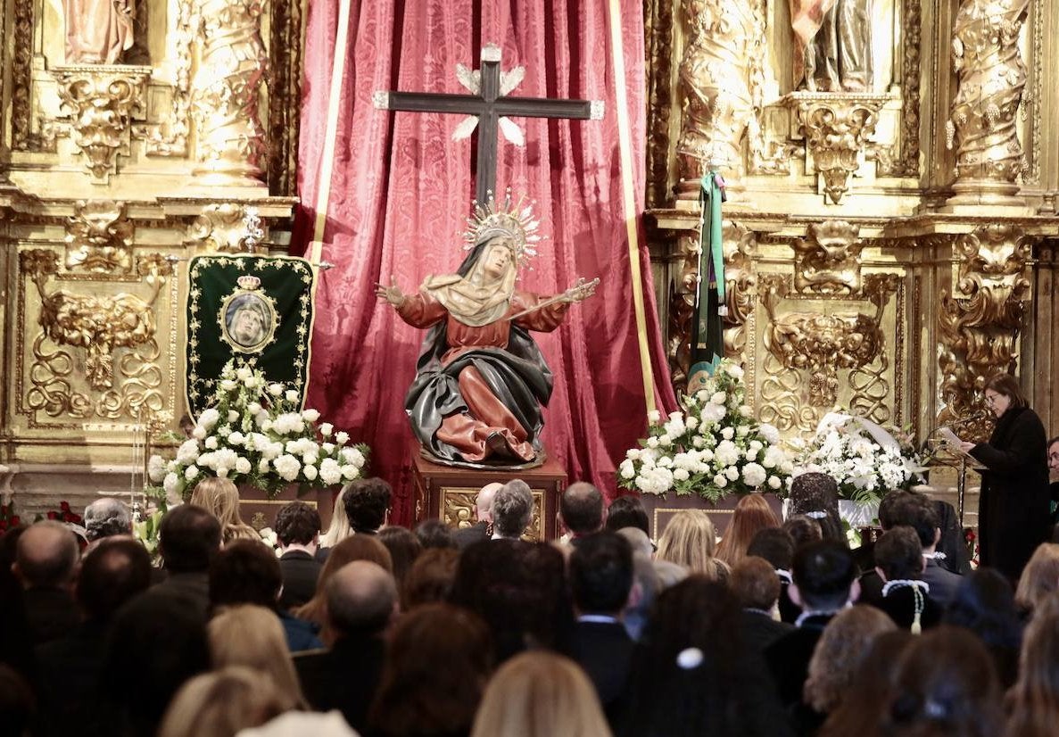 La Virgen Dolorosa de la Santa Vera Cruz.