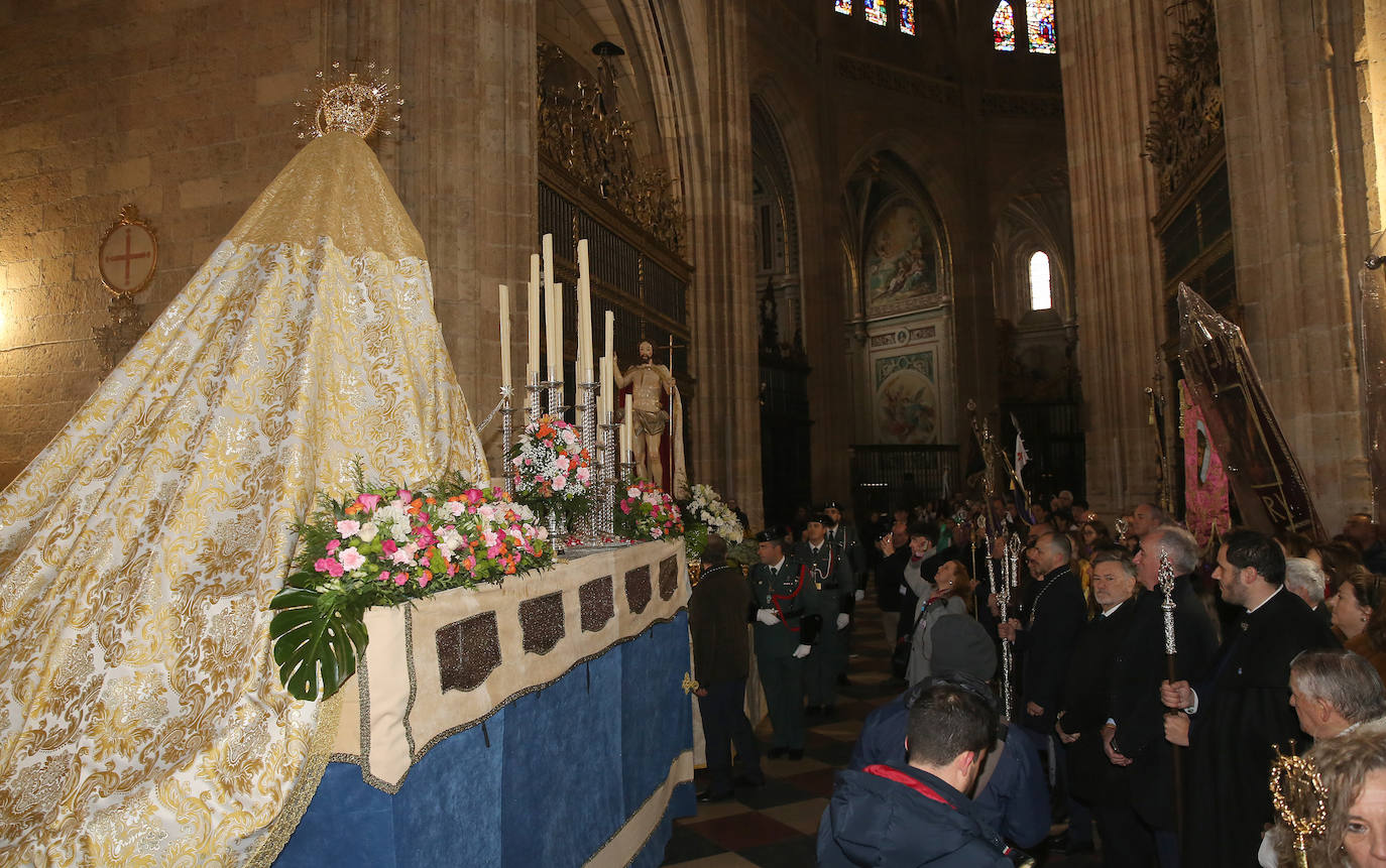 La procesión del Encuentro, en imágenes