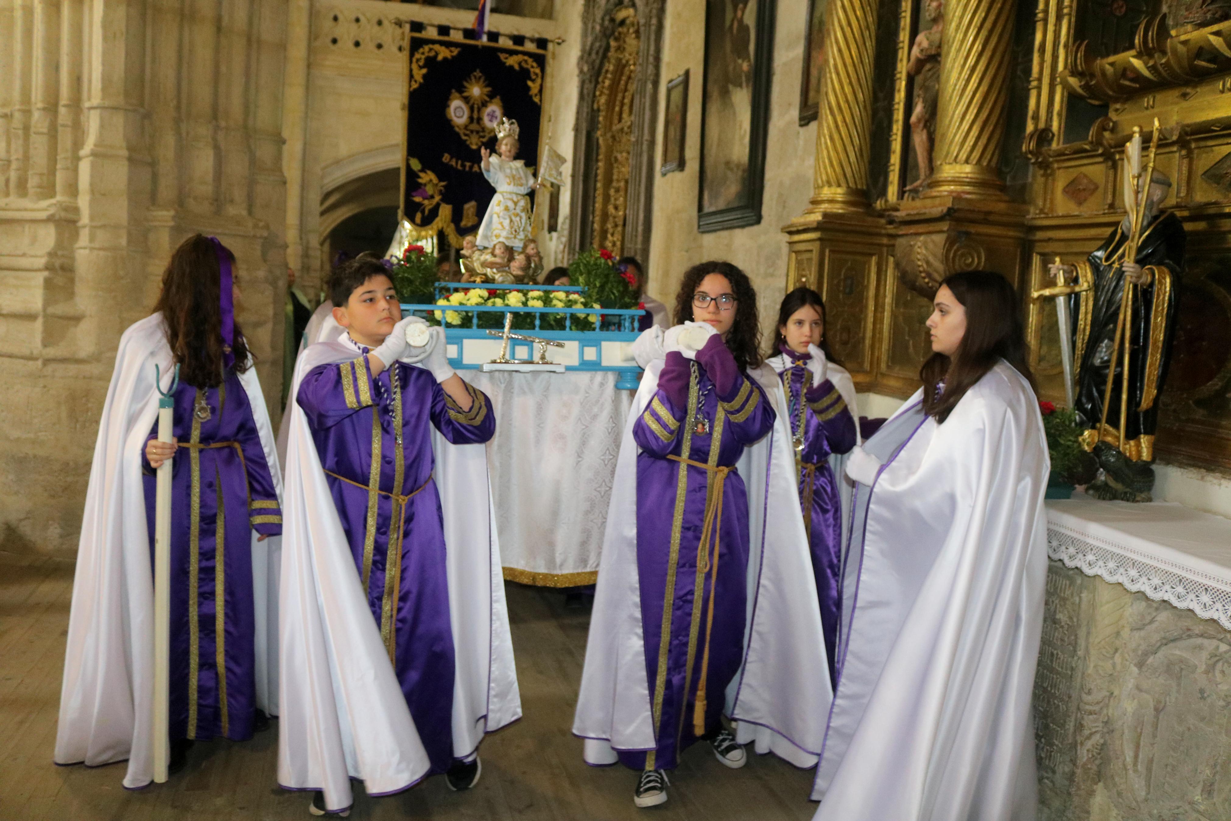 Procesión del Encuentro en Baltanás