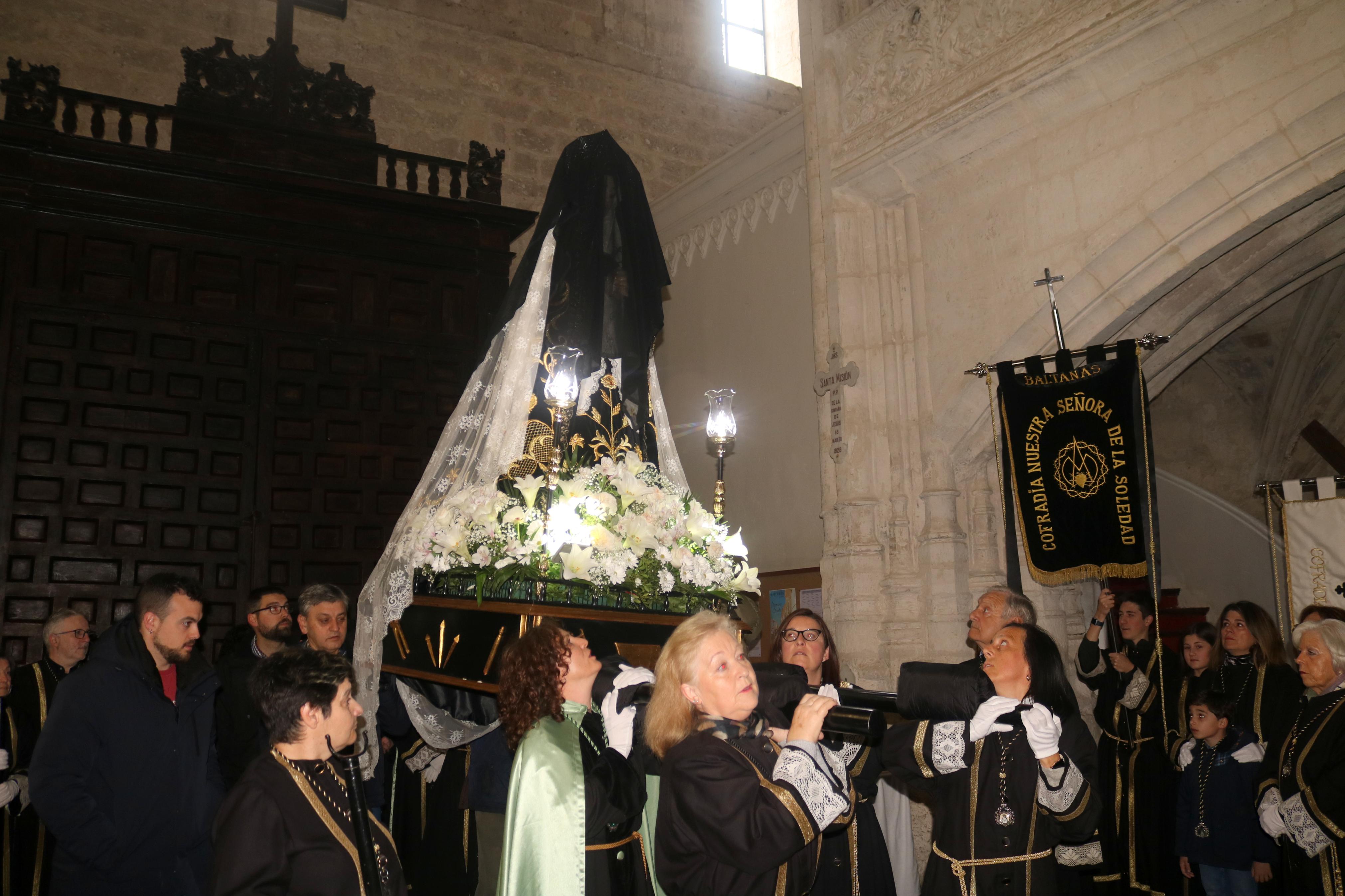 Procesión del Encuentro en Baltanás
