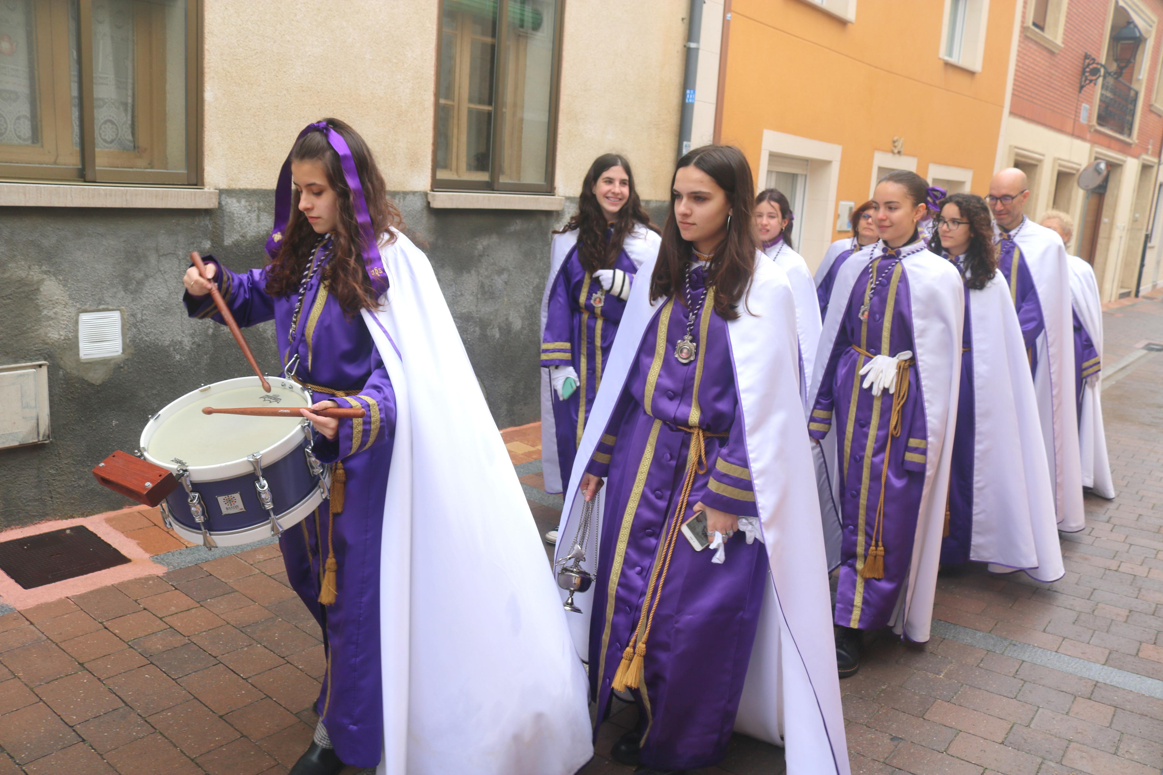 Procesión del Encuentro en Baltanás