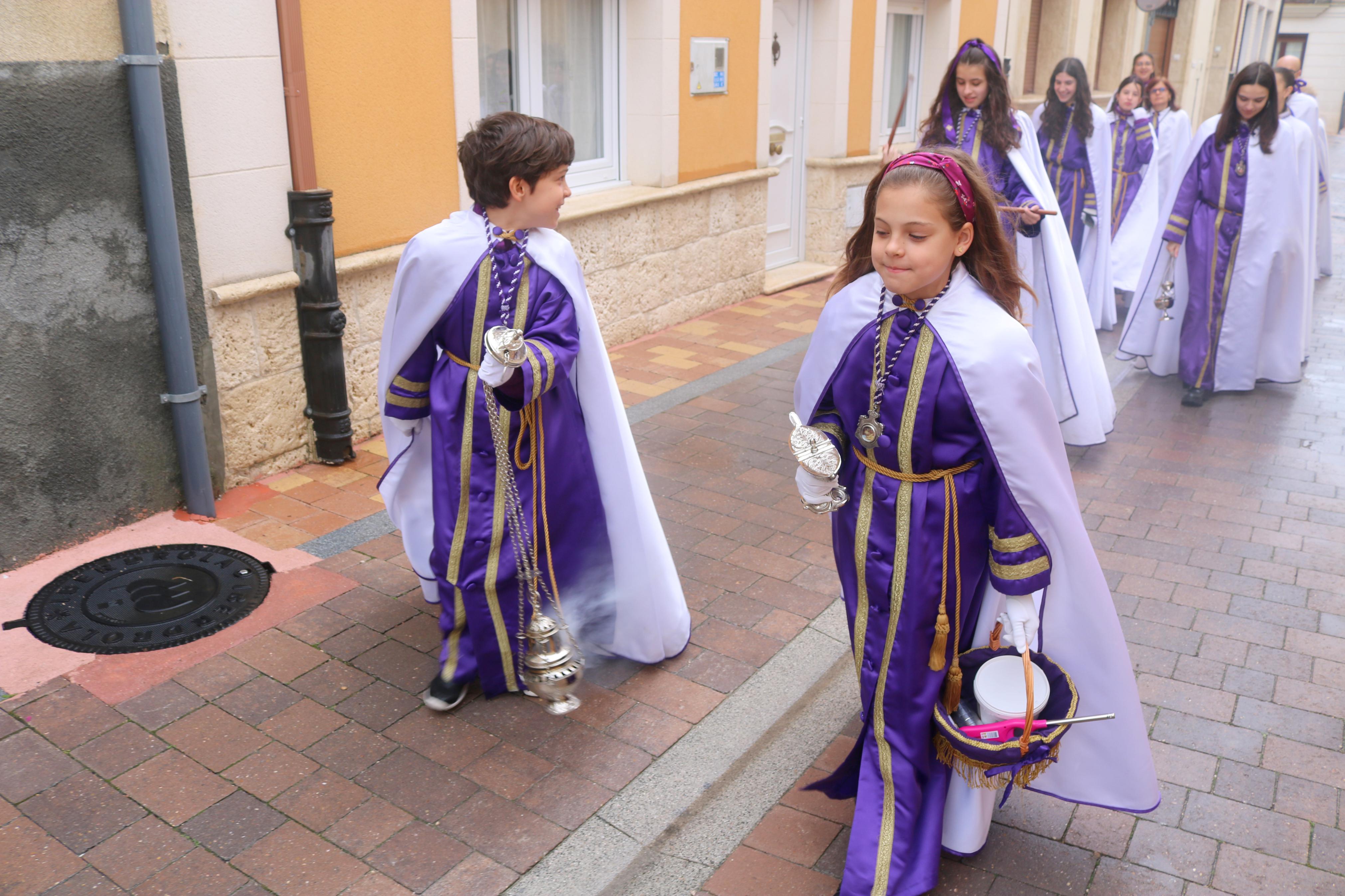 Procesión del Encuentro en Baltanás