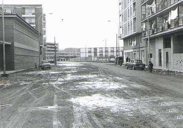 La calle Cigüeña, resultado de la industrialización de los años 50 y 60