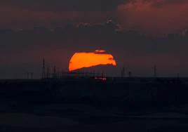 Imagen de archivo de un eclipse de Sol en Valladolid.