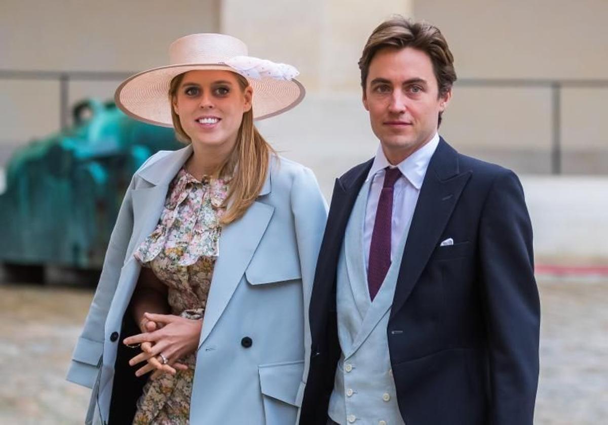 Beatriz de York, junto a su marido, el empresario Edoardo Mapelli.