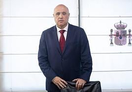 El subdelegado del Gobierno, Jacinto Canales, en su despacho.