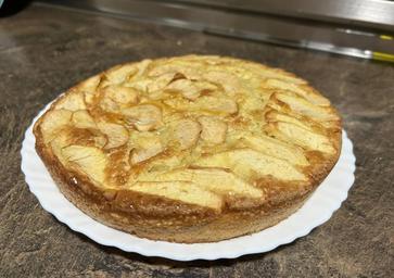 Tarta de manzana de las tres tazas