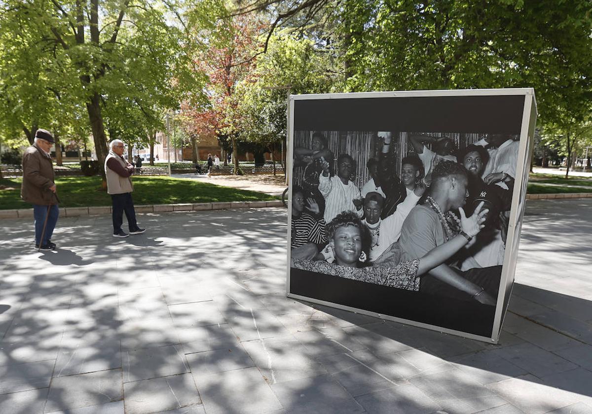 Exposición en el parque del Salón el año pasado.