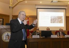 José Carlos Pastor, en el homenaje que recibió.