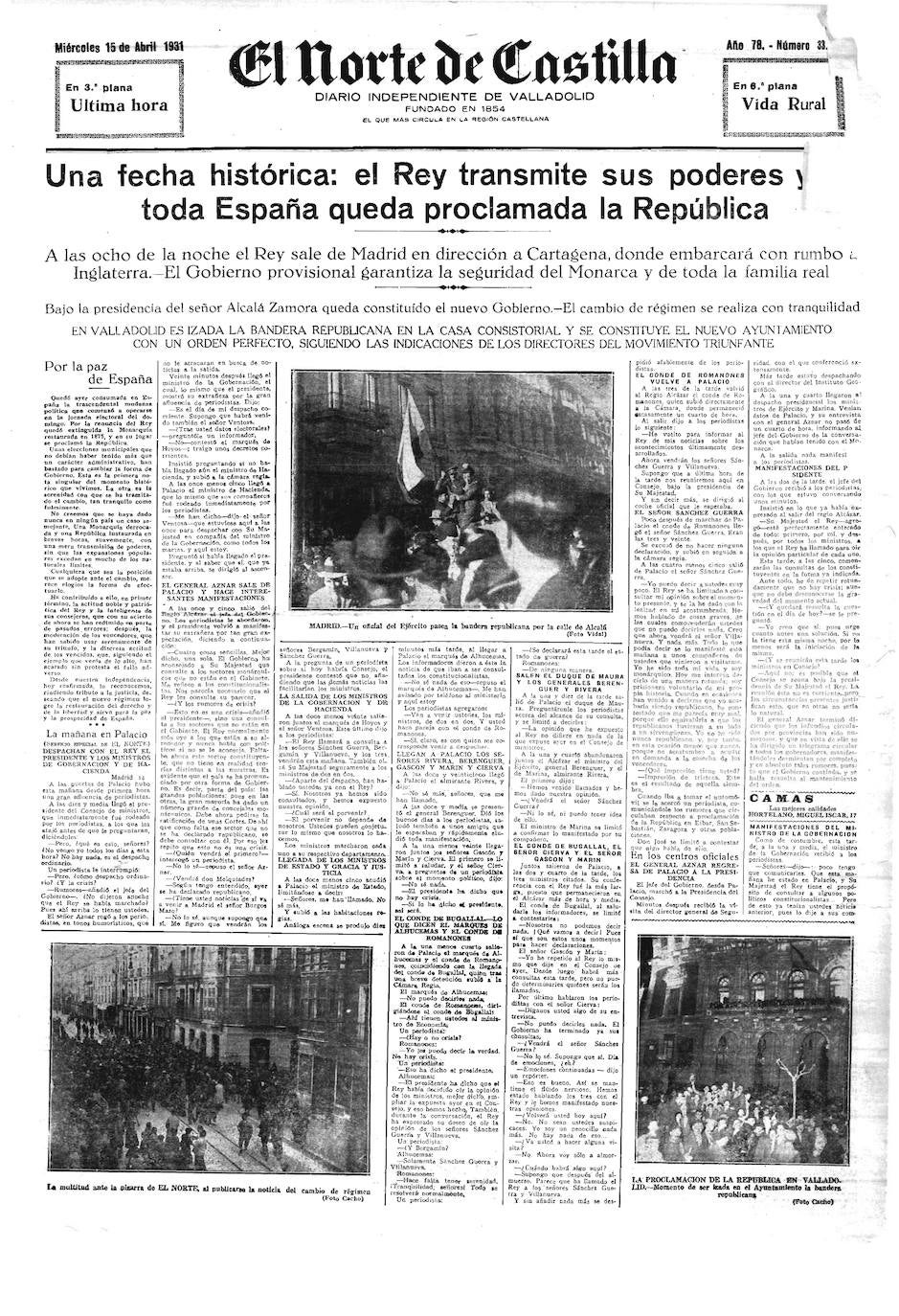 93 años de la proclamación de la Segunda República