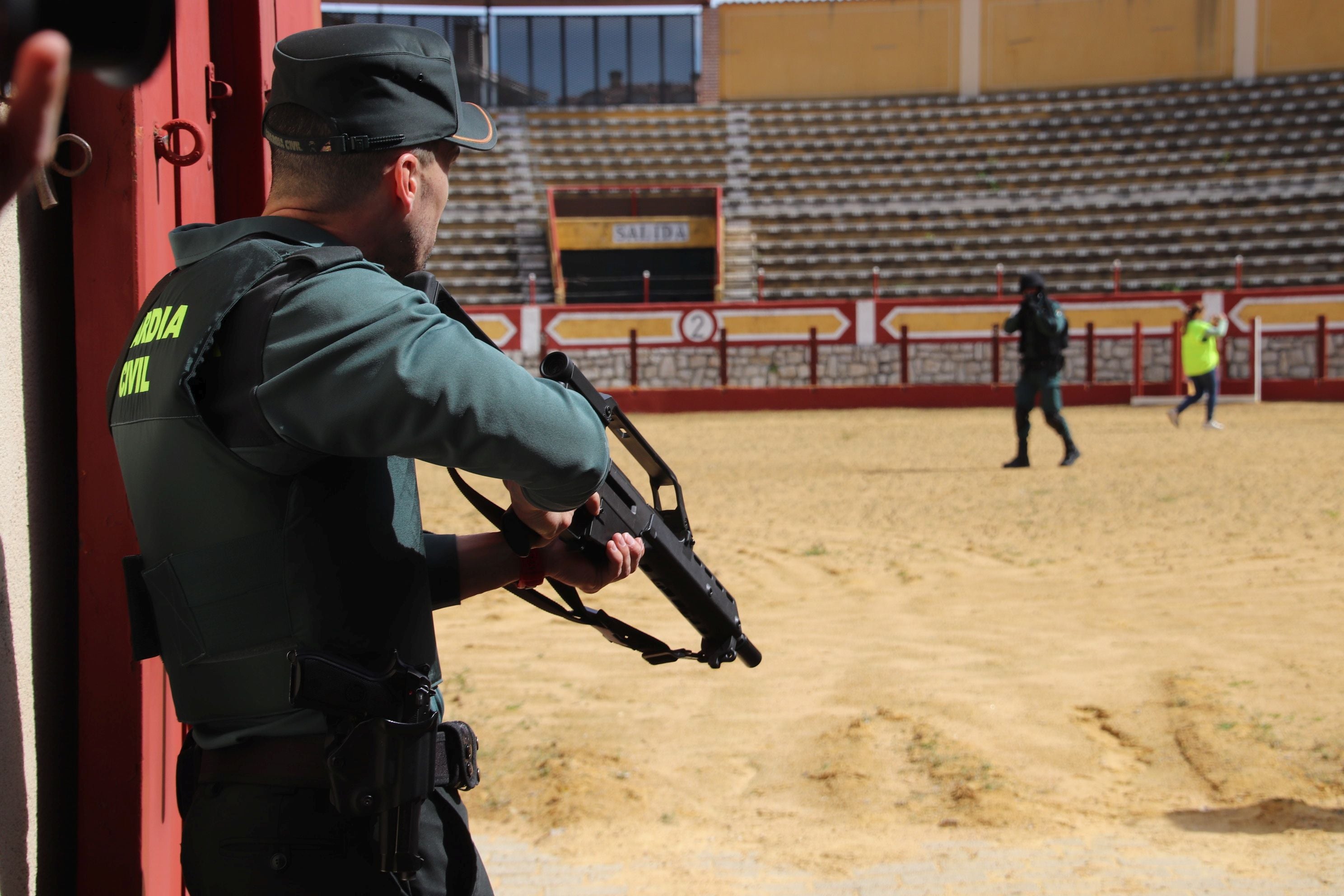 Simulacro de atentado terrorista en Cuéllar