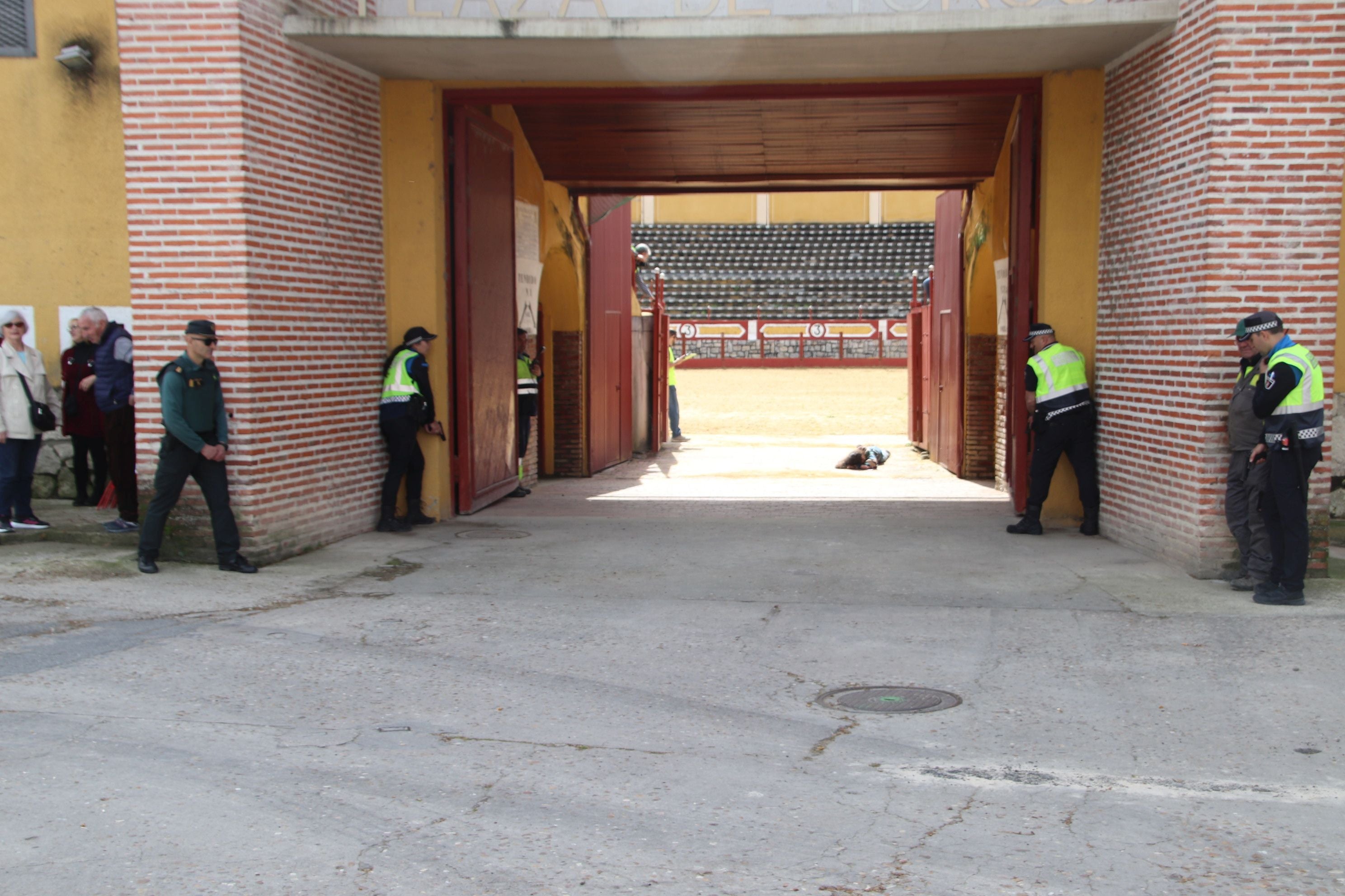 Simulacro de atentado terrorista en Cuéllar