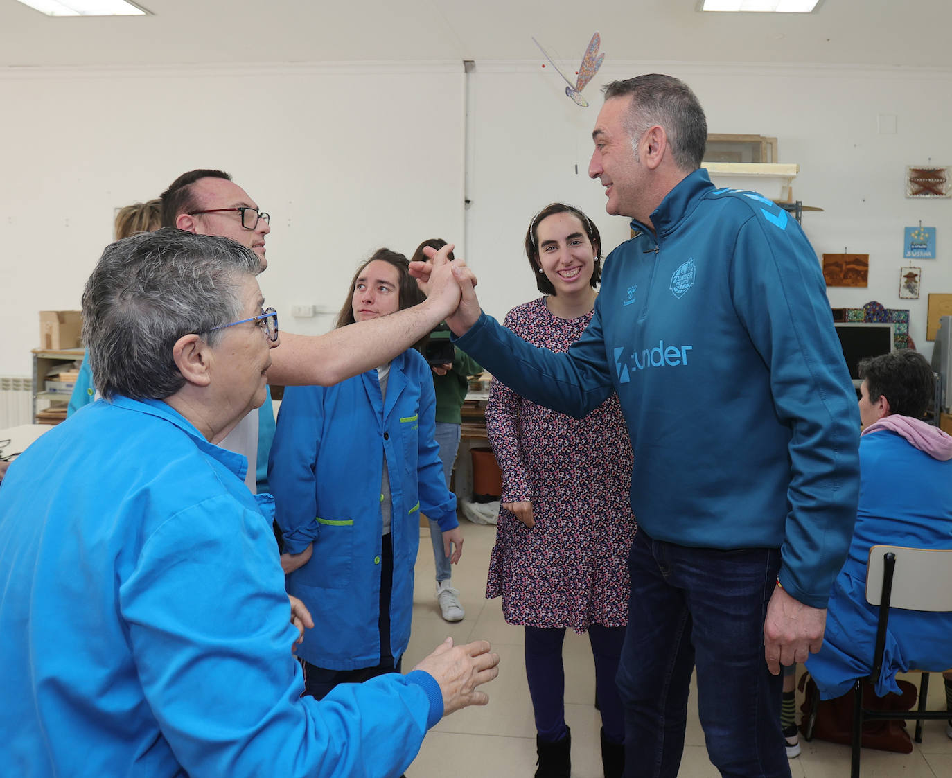 El Zunder Palencia visita la Fundación Personas Aspanis