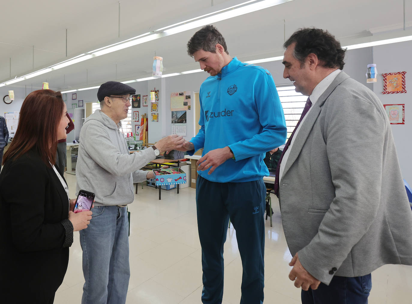 El Zunder Palencia visita la Fundación Personas Aspanis