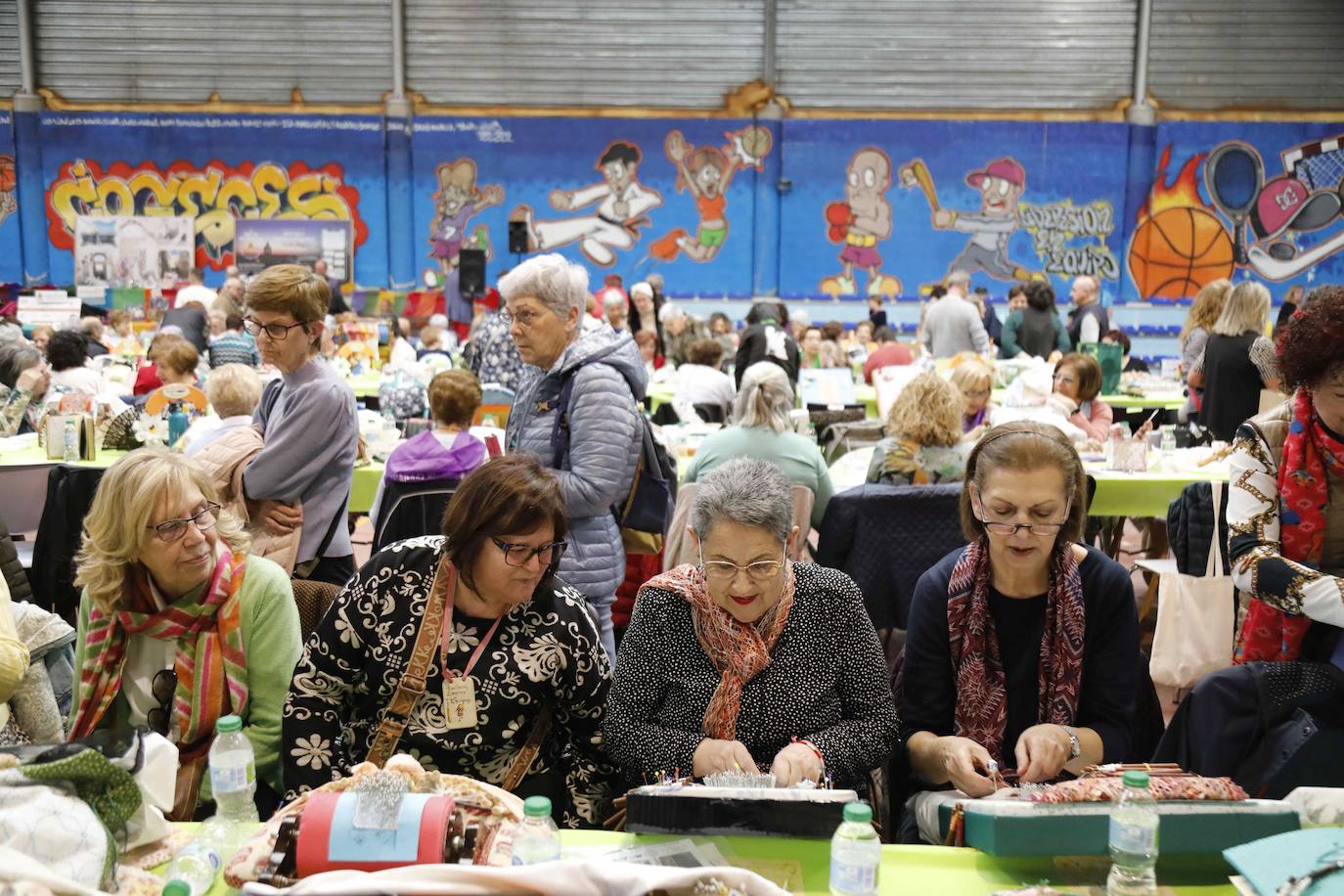 El Encuentro de Encajeras de Cogeces del Monte, en imágenes