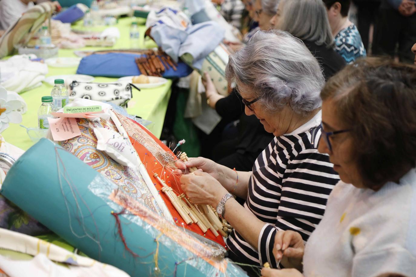 El Encuentro de Encajeras de Cogeces del Monte, en imágenes