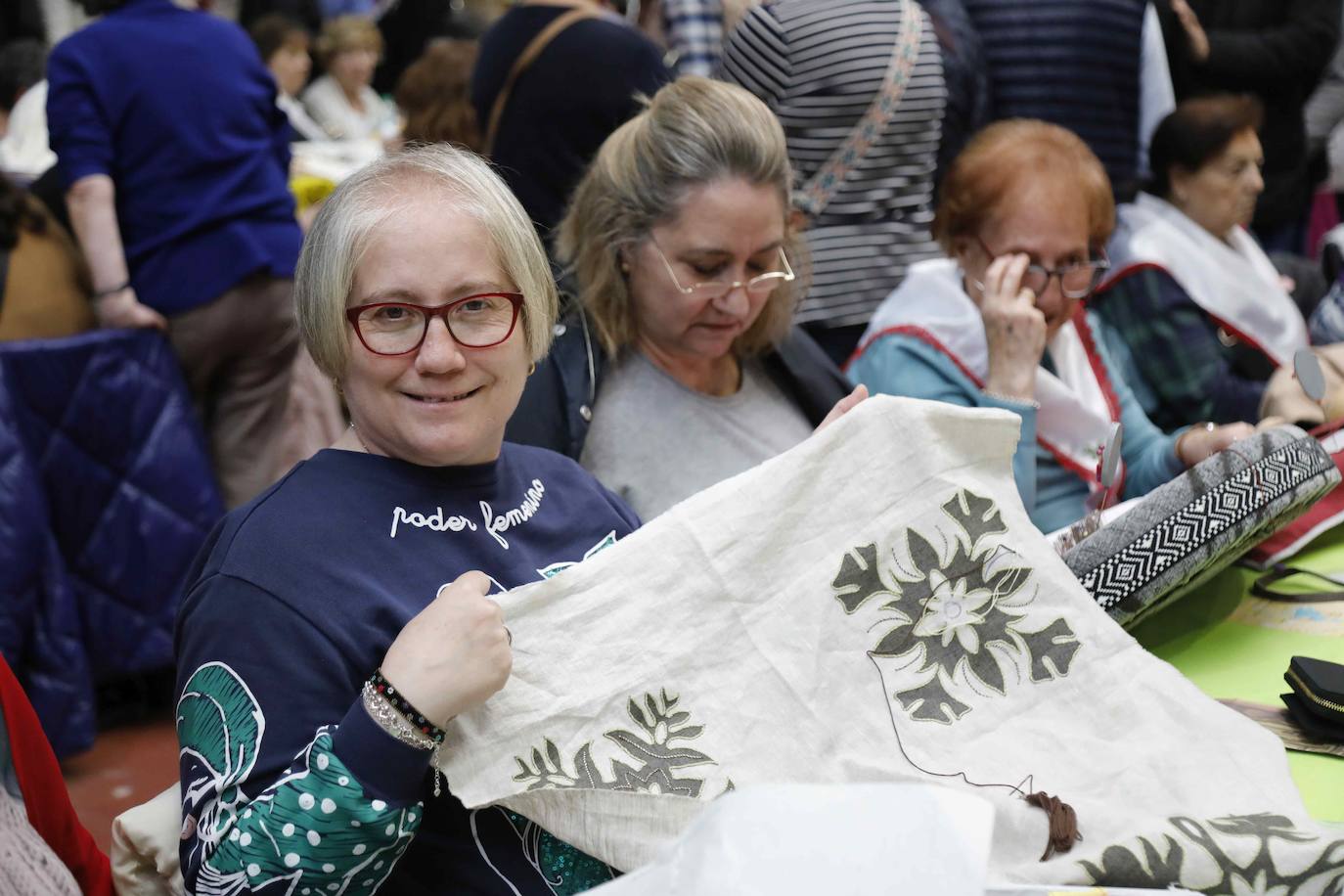 El Encuentro de Encajeras de Cogeces del Monte, en imágenes