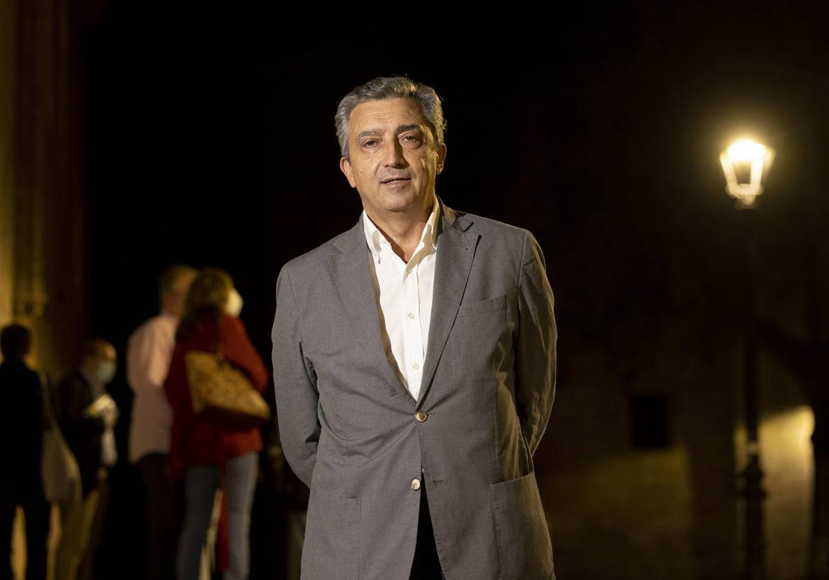 El escritor y crítico Enrique Andrés Ruiz, en Valladolid.