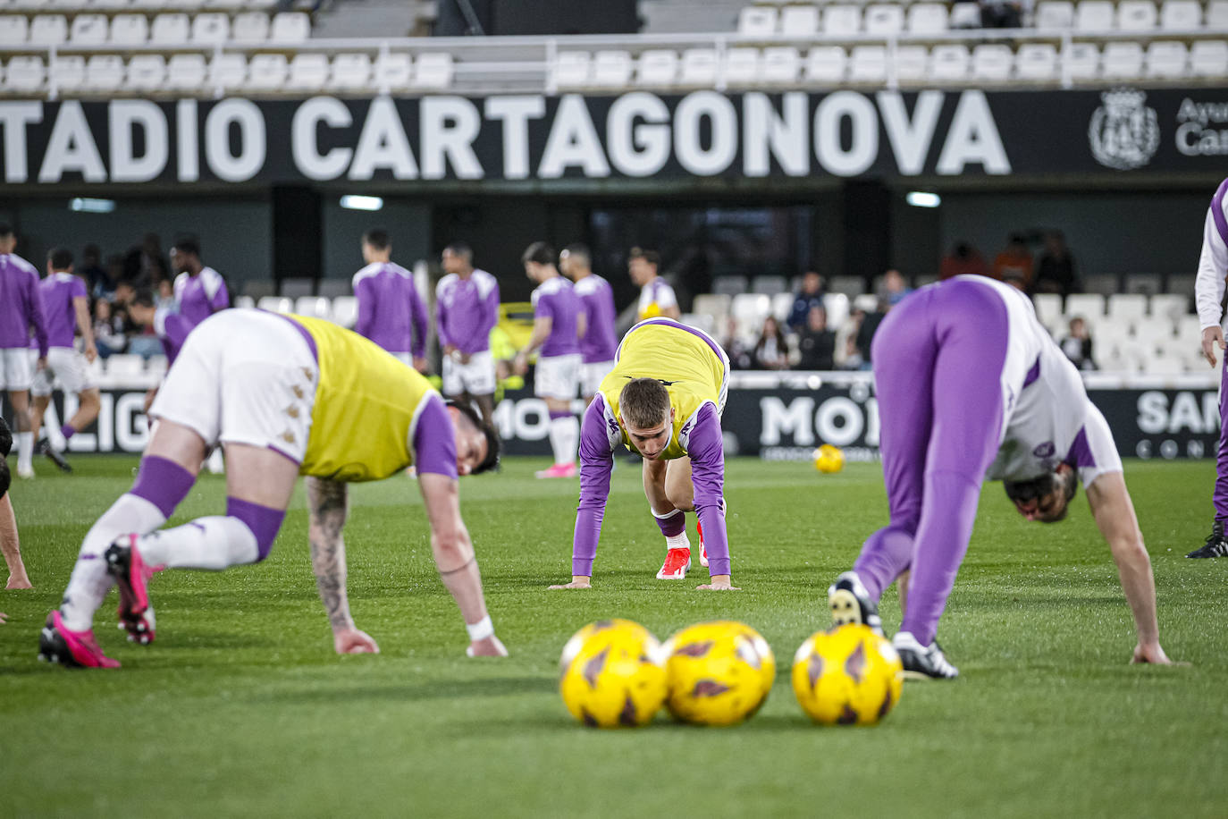 La victoria del Real Valladolid en Cartagena, en imágenes