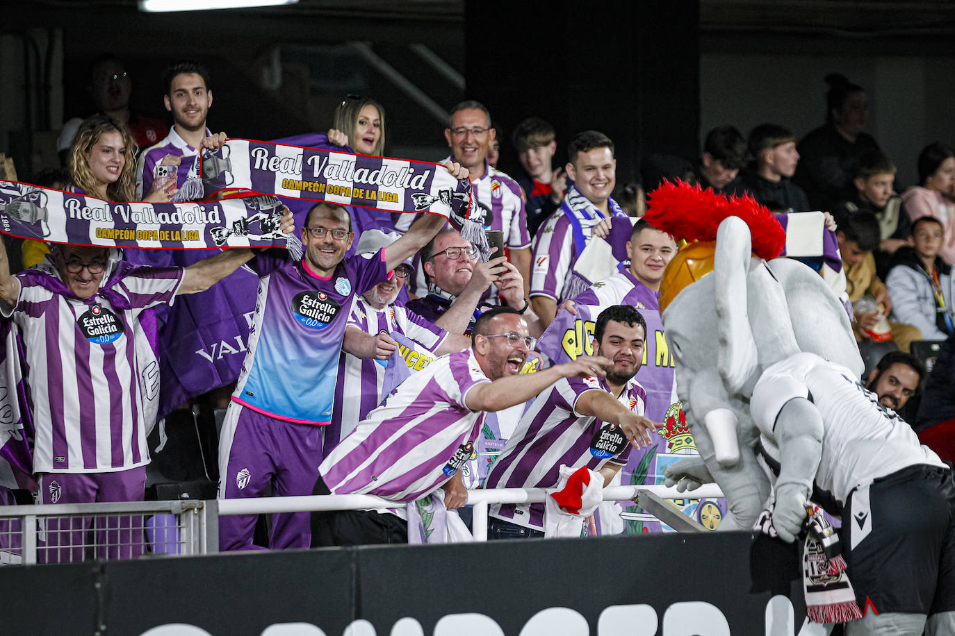 La victoria del Real Valladolid en Cartagena, en imágenes