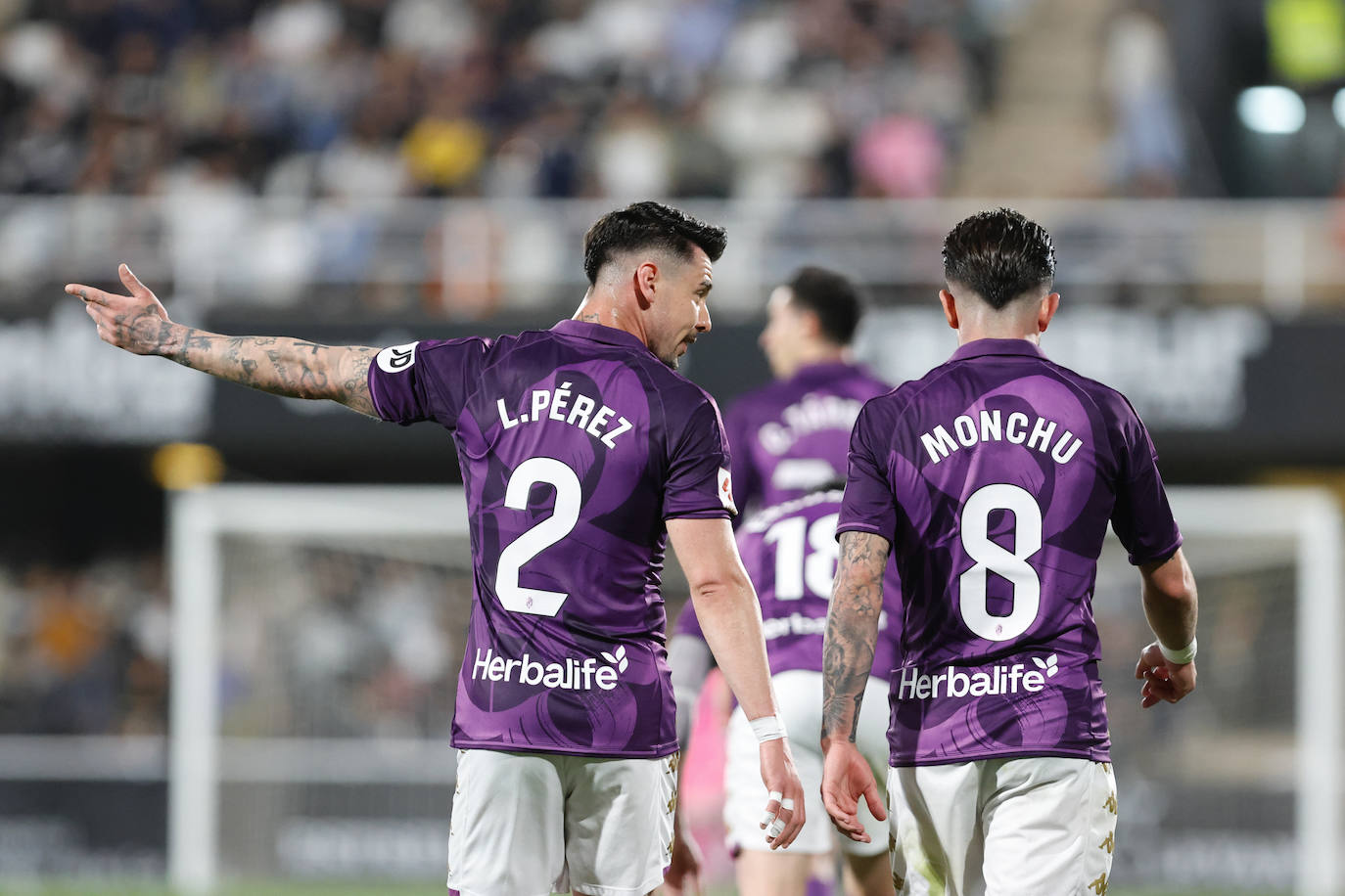 La victoria del Real Valladolid en Cartagena, en imágenes