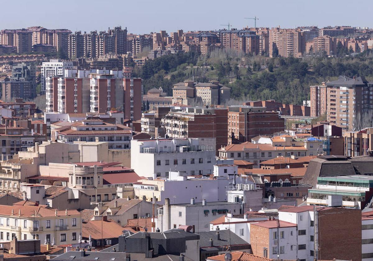 Vista panorámica de la ciudad desde la torre de la Catedral.